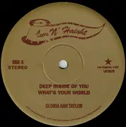 12inch Vinyl Single - Gloria Taylor and Walter Whisenhunt Orchestra - Deep Inside You