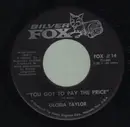 7'' - Gloria Taylor - You Got To Pay The Price - northern black label
