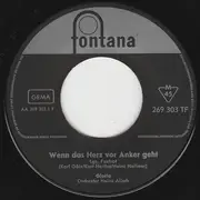 7inch Vinyl Single - Gloria - Wenn Das Herz Vor Anker Geht / Meisje Aus Flandern