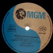 LP - Gloria Gaynor - Never Can Say Goodbye