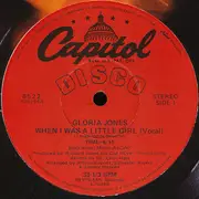 12'' - Gloria Jones - When I Was A Little Girl
