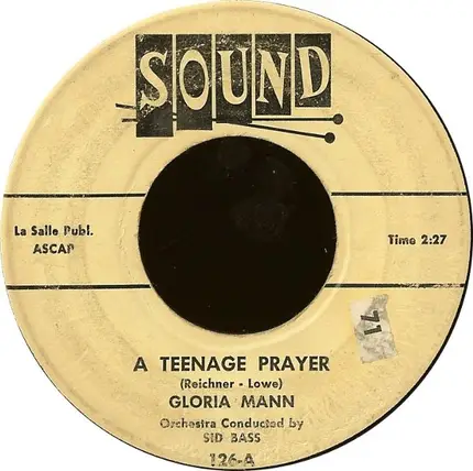 Gloria Mann - A Teenage Prayer