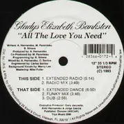 12inch Vinyl Single - Gladys Bankston - All The Love You Need