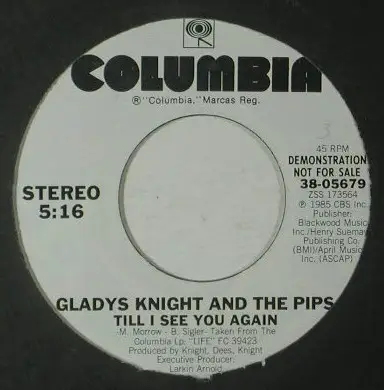 Gladys Knight And The Pips - Till I See You Again