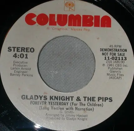 Gladys Knight And The Pips - Forever Yesterday (For The Children)