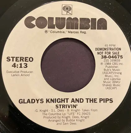 Gladys Knight And The Pips - Strivin'