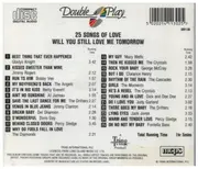 CD - Gladys Knight / Doris Day / Mary Wells a.o. - Will you still love me tomorrow - 25 songs of love