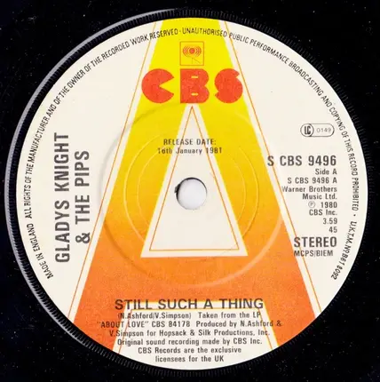 Gladys Knight And The Pips - Still Such A Thing