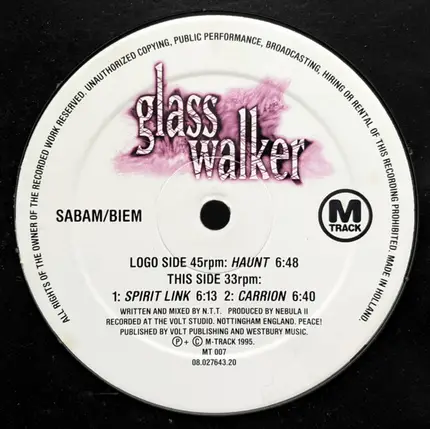 Glass Walker - Haunt / Spirit Link / Carrion
