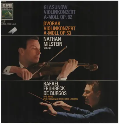 Glasunow / Dvořák - Nathan Milstein - Violinkonzert a-moll op.82 / - op.53