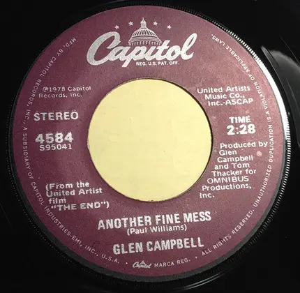 Glen Campbell - Another Fine Mess / Can You Fool