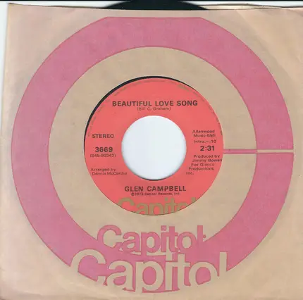 Glen Campbell - Beautiful Love Song