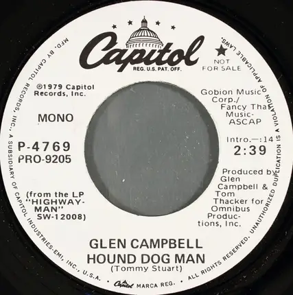 Glen Campbell - Hound Dog Man