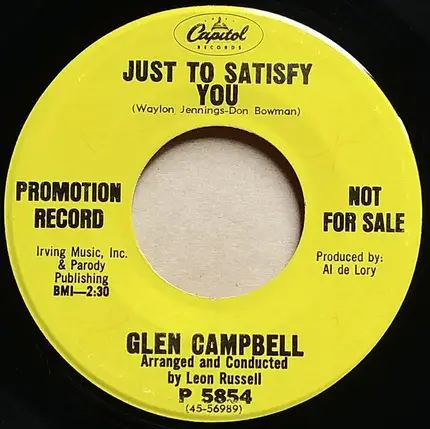 Glen Campbell - I Gotta Have My Baby Back