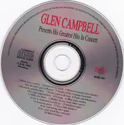 CD - Glen Campbell - Presents His Greatest Hits In Concert