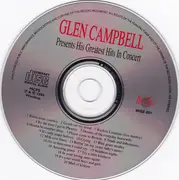 CD - Glen Campbell - Presents His Greatest Hits In Concert