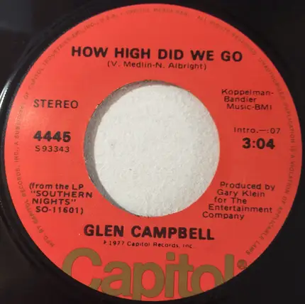 Glen Campbell - Sunflower