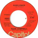7inch Vinyl Single - Glen Campbell - Sunflower