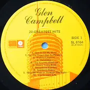 LP - Glen Campbell - The Glen Campbell Collection - 20 Greatest Hits