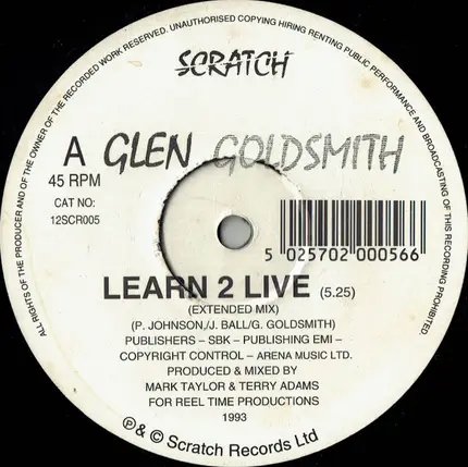 Glen Goldsmith - Learn 2 Live