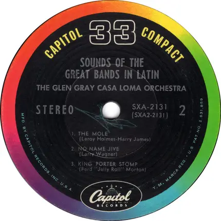 Glen Gray & The Casa Loma Orchestra - Sounds Of The Great Bands In Latin, Volume 9