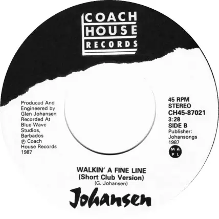 Glen Johansen - Walkin' a Fine Line