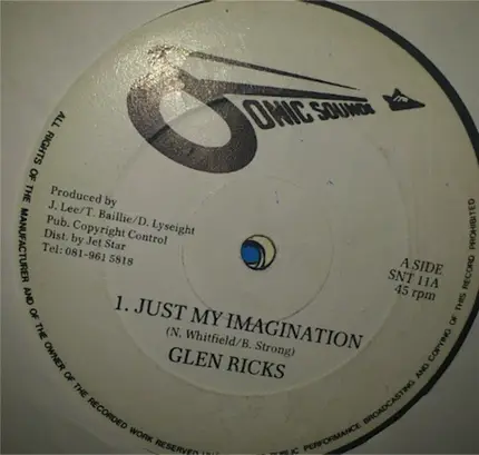Glen Ricks / Mackie Ranks - Just My Imagination / Me Cold