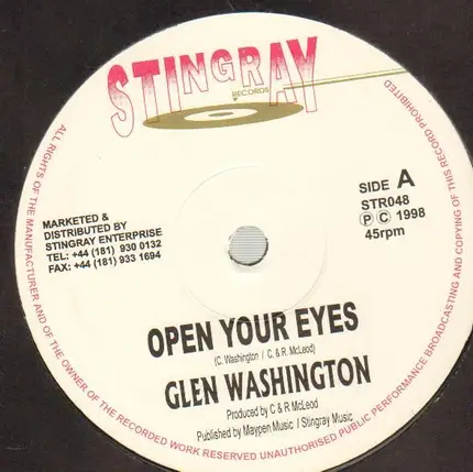 Glen Washington - Open Your Eyes