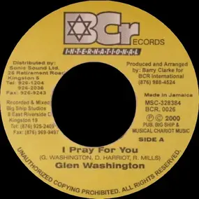 Glen Washington - I Pray For You / Pray For Dub