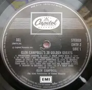 LP - Glen Campbell - Glen Campbell's Twenty Golden Greats