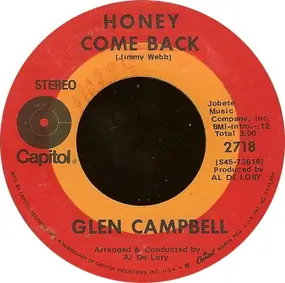 Glen Campbell - Honey Come Back