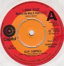 7'' - Glen Campbell - I Knew Jesus (Before He Was A Star)/On This Road