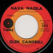 7'' - Glen Campbell - True Grit / Hava Nagila