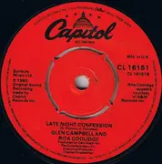 7'' - Glen Campbell And Rita Coolidge - Somethin' 'Bout You Baby I Like