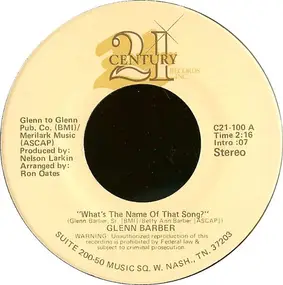 Glenn Barber - What's The Name Of That Song?