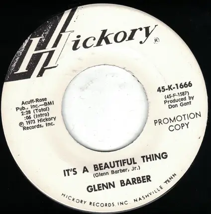 Glenn Barber - That's How A Coward Tells An Angel Goodbye