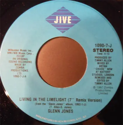 Glenn Jones - Living In The Limelight