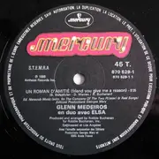 12inch Vinyl Single - Glenn Medeiros En Duo Avec Elsa - Un Roman D'Amitié (Friend You Give Me A Reason)