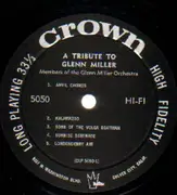 LP - Glenn Miller - A Tribute to Glenn Miller