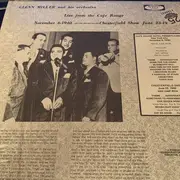 LP - Glenn Miller And His Orchestra - Live From The Cafe Rouge And Chesterfield Show