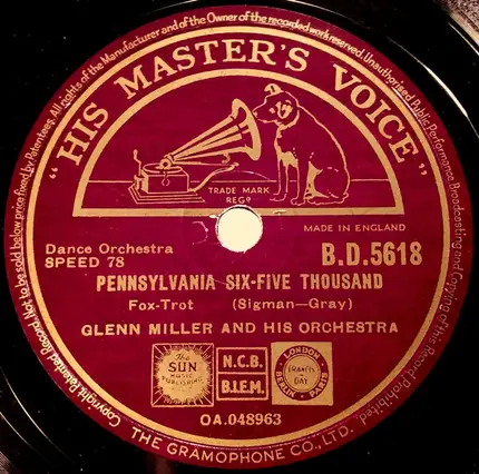 Glenn Miller And His Orchestra - Rug Cutter's Swing / Pennsylvania Six-Five Thousand