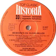 LP - Glenn Miller - Memories On Glenn Miller
