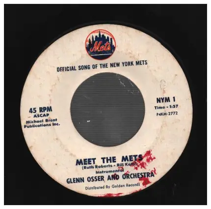 Glenn Osser And His Orchestra , The New York Mets - Meet The Mets