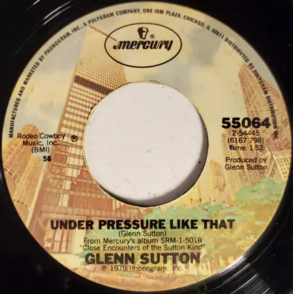 Glenn Sutton - Super Drunk/Under Pressure Like That