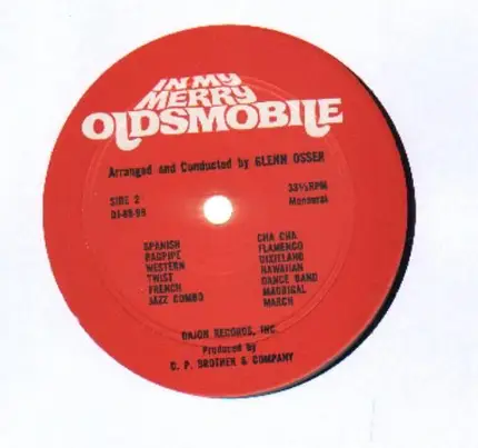 Glenn Osser - in my merry Oldsmobile