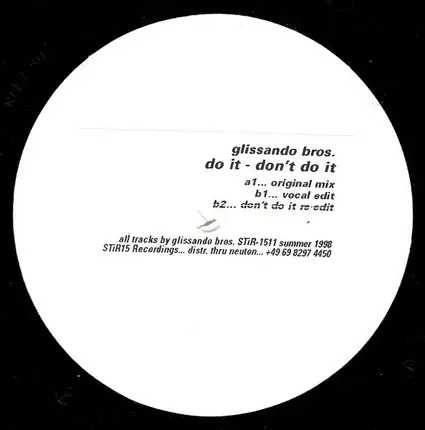 Glissando Bros. - Do It, Don't Do It