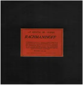 Christoph Willibald Gluck - A Recital by Sergei Rachmaninoff