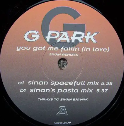 G-Park - You Got Me Fallin (In Love) (Sinan Remixes)