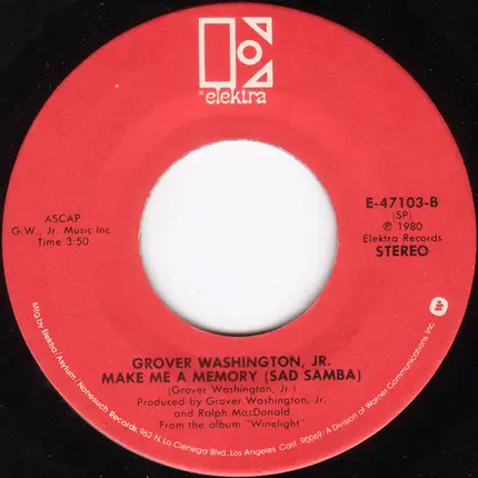 Grover Washington, Jr. - Just The Two Of Us