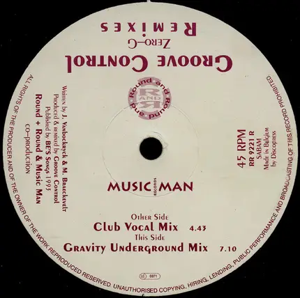 Groove Control - Zero-G (Remixes)